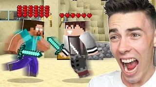 WALCZĘ z HEROBRINE w Minecraft!