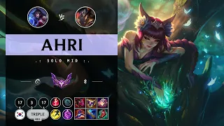 Ahri Mid vs Twisted Fate - KR Master Patch 14.9