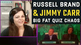 Russell Brand  Constantly Disrupts Big Fat Quiz ~ With Jimmy Carr ~  REACTION