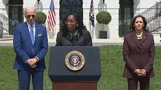 WATCH: Pres. Biden, VP Harris, Judge Ketanji Brown Jackson deliver remarks on SCOTUS confirmation