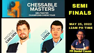 MAGNUS CARLSEN VS DING LIREN! Chessable Masters 2022 SEMI FINALS!