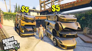 GTA V : $5 DOLLAR CAR SALE IN LOS SANTOS | FRANKLIN SHINCHAN AND CHOP GTA V GAMEPLAY
