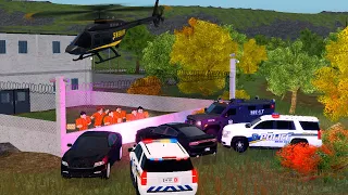 CRIMINALS TRY TO BREAK OUT PRISONERS! - ERLC Roblox Liberty County