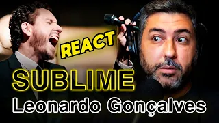 LEONARDO GONÇALVES | SUBLIME | Vocal coach REACTION & ANÁLISE | Rafa Barreiros