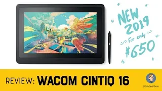 Wacom Cintiq 16 Review (A $650 Wacom Drawing Tablet!)