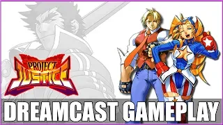 Project Justice - Dreamcast Gameplay - Story Mode - Pacific High - Tiffany - Roy -  720P
