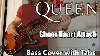 Queen - Sheer Heart Attack (Bass Cover WITH TABS)