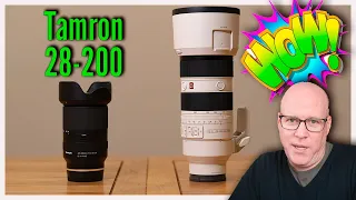 Tamron 28-200 Should NOT be this GOOD!  The ULTIMATE superzoom vs. Sony 70-200 GMII F2.8
