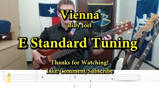 Vienna - Billy Joel (Bass Cover with Tabs)