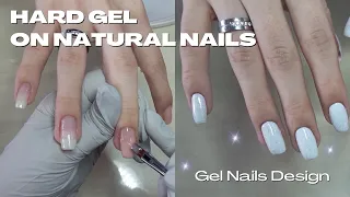 How To Apply Hard Gel on Natural Nails | Gel Nails Design | Step-by-step Tutorial
