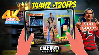 XIAOMI PAD 6 144HZ + 120FPS / GAMEPLAY 🔥CODM /5 Fingers claw/❤️MEDIUM + ULTRA (120FPS)/MONTHLY TEST