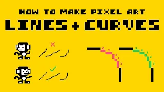 Constructing Lines and Curves in Pixel Art (Tutorial)