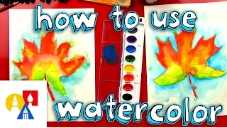 How To Paint With Watercolor (for kids)