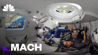 360 Video: Inside Boeing’s Starliner Capsule | Mach | NBC News