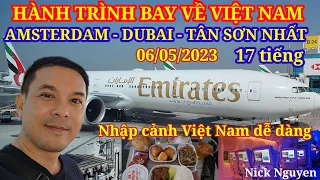 Hành trình từ Hà Lan về Việt Nam 17 tiếng nhập cảnh Tân Sơn Nhất cực nhanh, đón Be car về nhà quá dễ