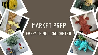 Fall Market Prep // Everything I Crocheted and Cost