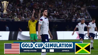 United States vs Jamaica | CONCACAF Gold Cup 2023 | Soldier Field USA | Simulation