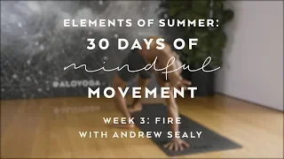 Summer Sizzle Yoga with Andrew Sealy - Elements of Summer: 30 Days of Mindful Movement