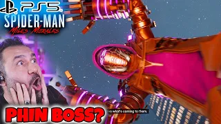 SPIDERMAN'İN SEVGİLİSİ PHIN BOSS MU? AMCAM BİZİ KURTARDI! | PS5 SPIDER-MAN MILES MORALES #9