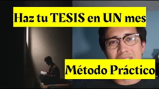 Haz tu TESIS en 1 MES | Comprobado 📖