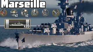 Marseille - Citadel Fiesta || World of Warships