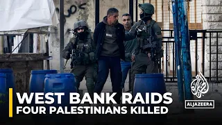 Four Palestinians killed in overnight Israeli raid in West Bank
