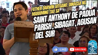 Father Darwin Gitgano sa Sibagat, Agusan Del Sur