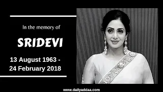In The Memory Of Sridevi, The Actress Who Is Still Alive In Our Hearts!