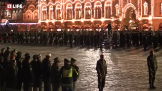 Second Night Rehearsal 2017 Russian Army Parade (Front Angle)