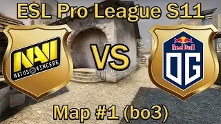 НАВИ снова на ИНФЕРНО | Navi vs OG Map #1 bo3 Inferno | ESL PRO LEAGUE 11 by Neosporimiy