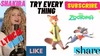 Try Everything (Lyrics, Shakira)-Zootopia