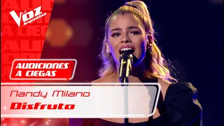 Nandy Milano – “Disfruto” – Audiciones a Ciegas – La Voz Argentina 2021