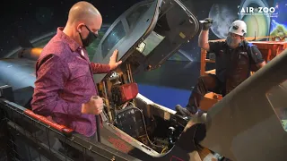 Opening an SR-71 Blackbird Cockpit