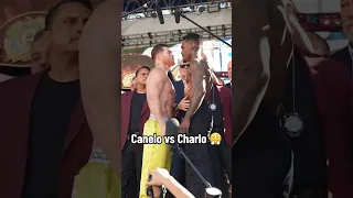 Canelo faces off with Charlo 👀 #CaneloCharlo