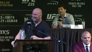 UFC 235: Press Conference Highlights