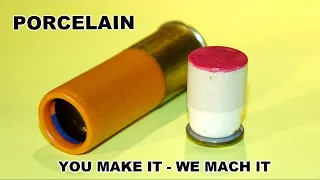Porcelain Shotgun Projectiles?   We Test Them!