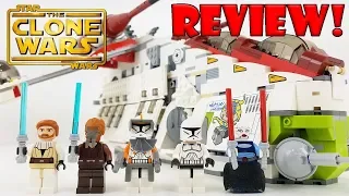 LEGO Star Wars Review: 7676 Republic Attack Gunship (2008 Set) (The Clone Wars)