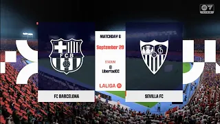 EA SPORTS FC 24: Barcelona vs Sevilla (La Liga) (PS4 slim)