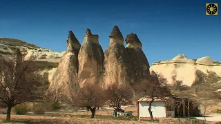 KAPPADOKIEN - Türkei Teil 2 "Tal der Mönche und Derbental - Höhlenkirchen Cavusin" TURKEY