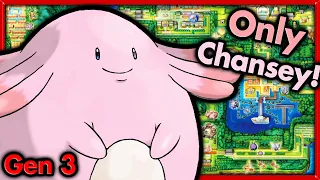 Can I Beat Pokemon Fire Red with ONLY Chansey  🔴 Pokemon Challenges ► NO ITEMS IN BATTLE