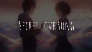 Secret Love Song (sped up + audio edit)