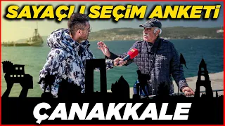 ÇANAKKALE KESİNTİSİZ-SAYAÇLI SEÇİM ANKETİ...| Çanakkale Sokak Röportajları