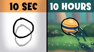 Animating a Ball in 10 Seconds vs 10 Hours