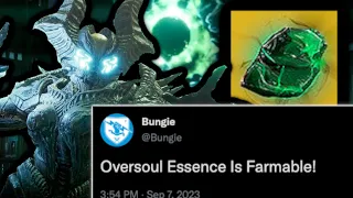 Loot From 10 Hours of Farming Oversoul Essence - Destiny 2