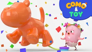 Como | Amazing balloon 5 | Learn colors and words | Cartoon video for kids | Como Kids TV