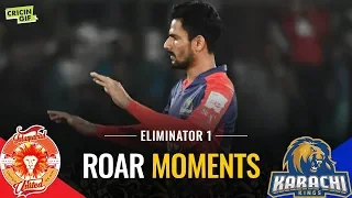PSL 2019 Eliminator 1: Islamabad United vs Karachi Kings | Roar Moments
