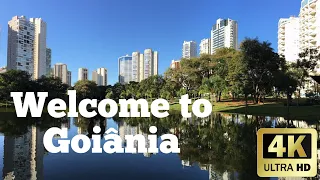 GOIÂNIA VISTA POR CIMA - DRONE EM 4K.  ANIVERSÁRIO DE GOIÂNIA.