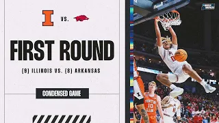 Arkansas vs. Illinois - First Round NCAA tournament extended highlights