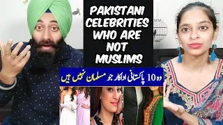 Indian Reaction on Top 10 Pakistani Celebrities Who Are Not Muslims ft. PRTV