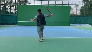 1/12/2024: Training the one-handed backhand
